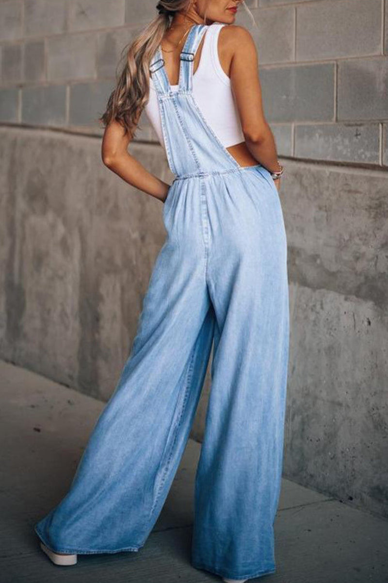 GoldenVon® | Denim Jumpsuit